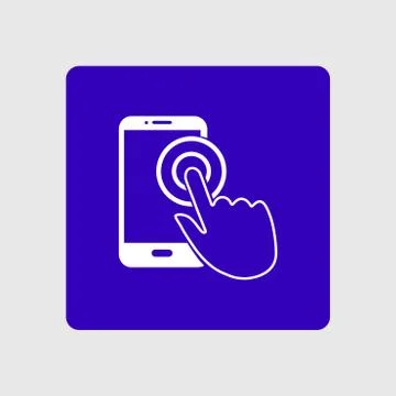 Hand pointer symbol. Stock Illustration