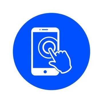 Hand pointer symbol. 스톡 일러스트