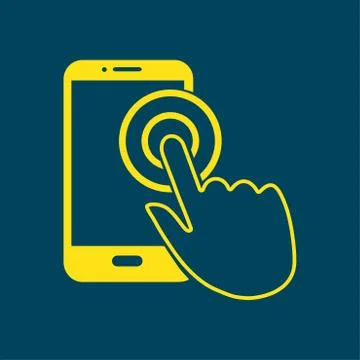 Hand pointer symbol. イラスト素材
