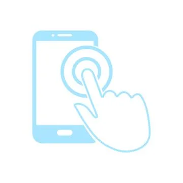 Hand pointer symbol. Stock Illustration