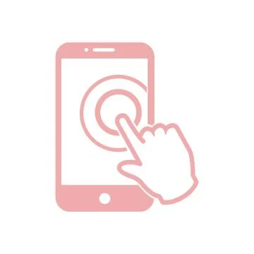 Hand pointer symbol. 스톡 일러스트