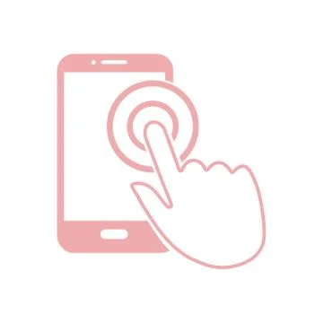 Hand pointer symbol. Stock Illustration