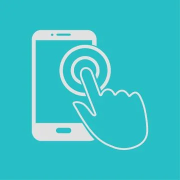 Hand pointer symbol. Stock Illustration