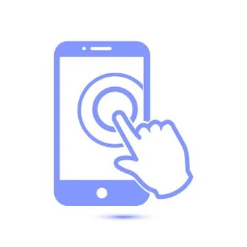 Hand pointer symbol. 스톡 일러스트