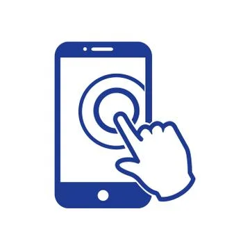 Hand pointer symbol. Illustrazione stock