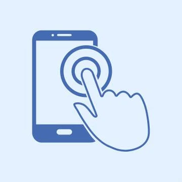 Hand pointer symbol. イラスト素材