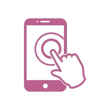 Hand pointer symbol. Stock Illustration