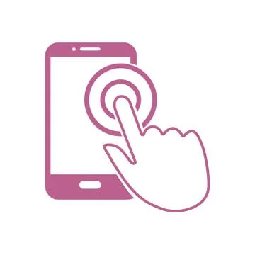 Hand pointer symbol. Stock Illustration