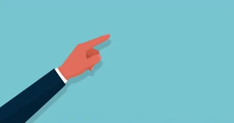 Hand pointing and showing something Stock Footage 143783240