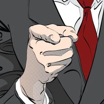 Hand pointing finger at viewer, from front Stock Illustration
