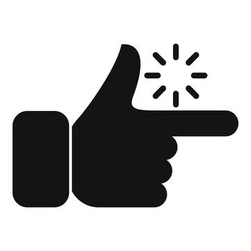 Hand pointing with loading icon, innovative user interface design Stock Illustration