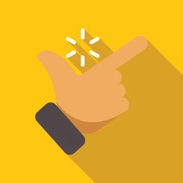 Hand pointing with loading icon showing progress Stock Illustration