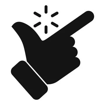 Hand pointing with loading icon showing progress or delay Stock Illustration
