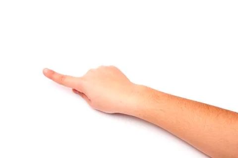 Hand pointing 写真素材