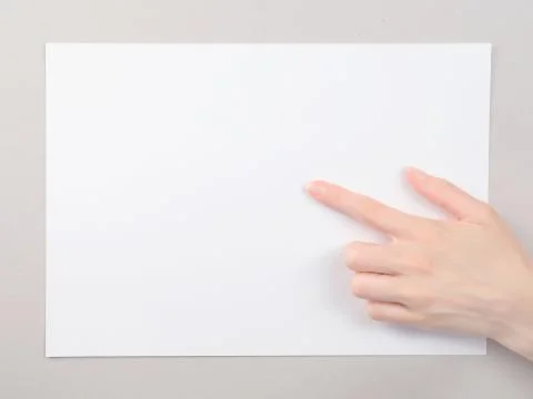 Hand pointing Stock-Fotos