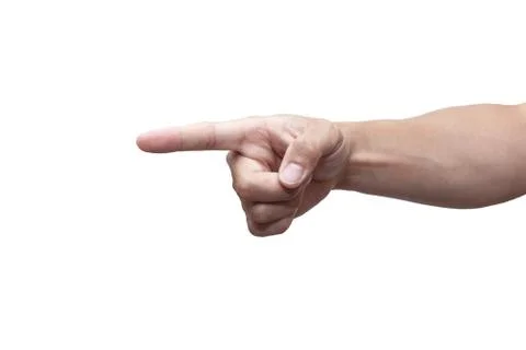 Hand pointing Stock Photos