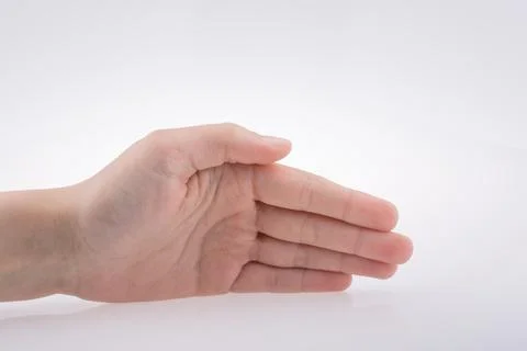 Hand pointing 스톡 사진