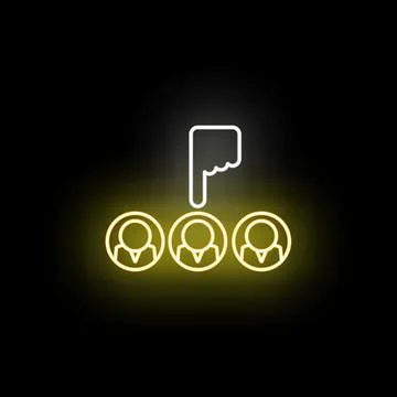 Hand pointing on selecting a candidate icon for recruitment Stock Illustration