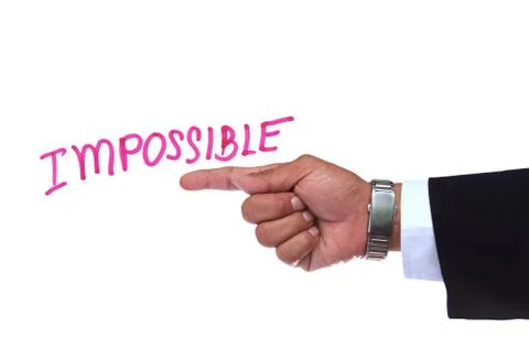 Hand pointing to smart brain 写真素材