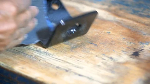 Hand polish process item after powder coating Stock-Footage 119486013