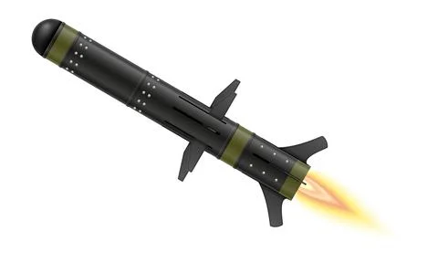 Hand portable missile system vector illustration Stock Illustration