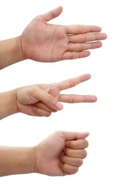 Hand posture Stock Photos