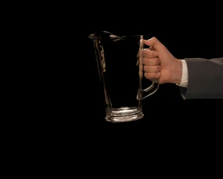 Hand Pouring Pitcher Stock Footage 754721