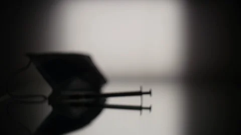 Hand pours the pills on the table Stock Footage 125490339