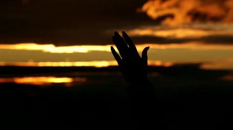 Hand Praising Video stock 445472