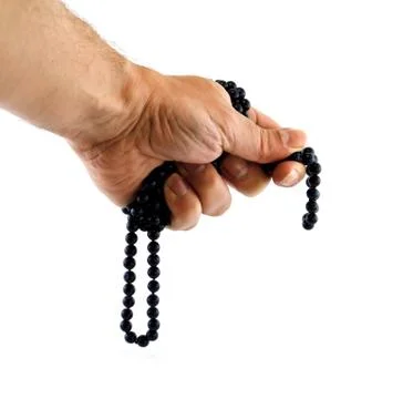 Hand praying Stock Photos