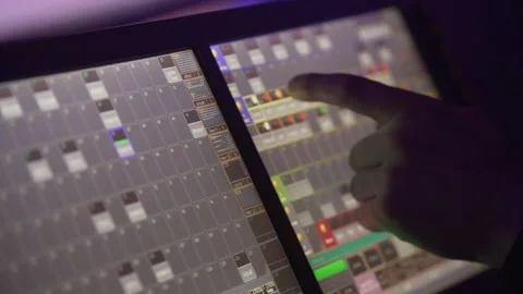 Hand press buttons on the screen, close-up Stock-Footage 171653482