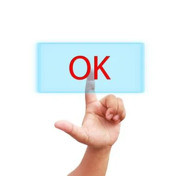 Hand press on login icon Stock Illustration