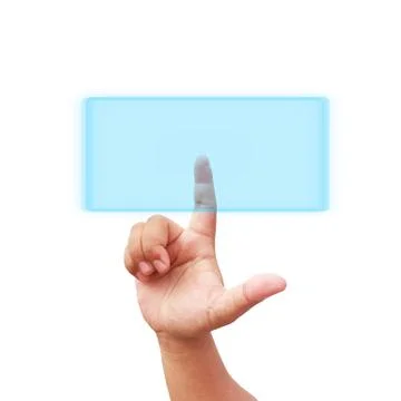 Hand press on login icon Stock Illustration
