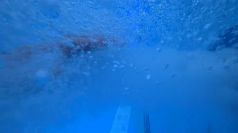 Hand presses the button to start the pool water jet Stock Footage 146127568