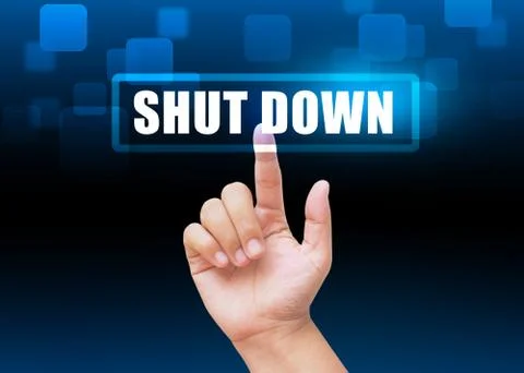 Hand pressing buttons with technology background  Stock Photos