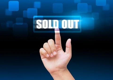 Hand pressing buttons with technology background  Stock Photos