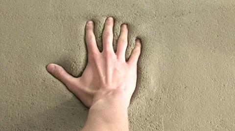 Hand-print Stock Footage 11832899