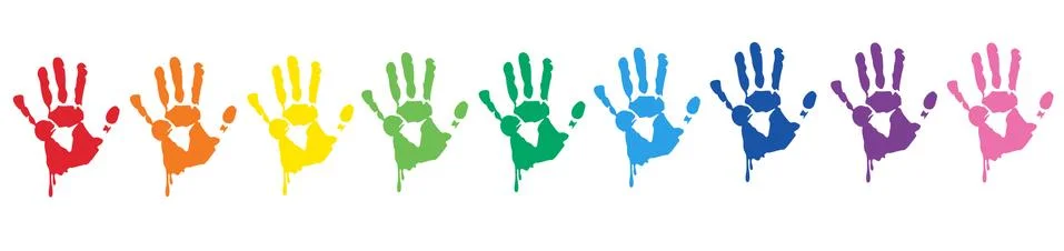 Hand print Stock Illustration