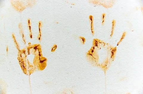 Hand print Stock Photos