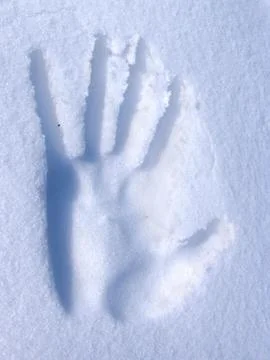 Hand print Stock Photos