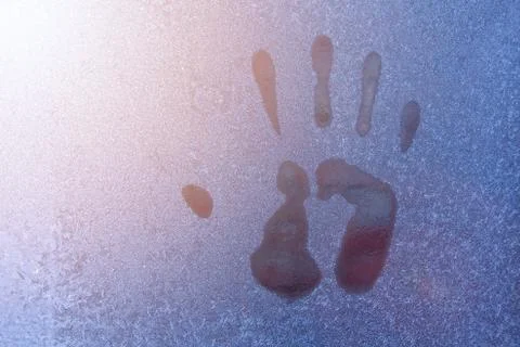 Hand print Stock Photos