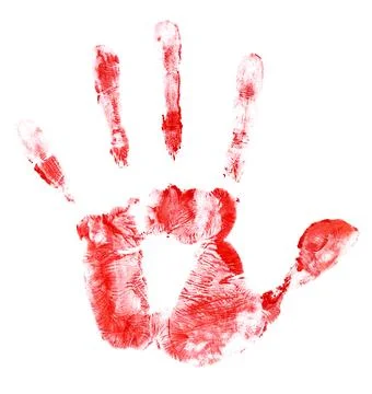 Hand print Stock Photos