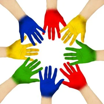 Hand Prints Stock Illustration