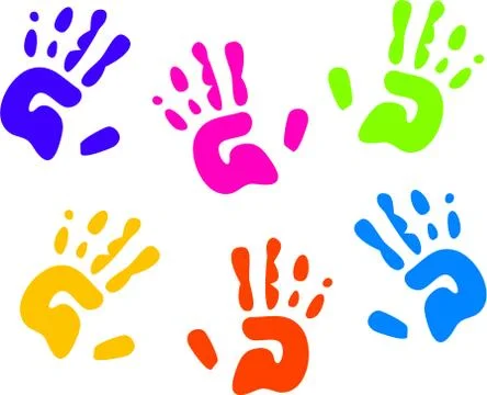 Hand Prints Stock-Illustration