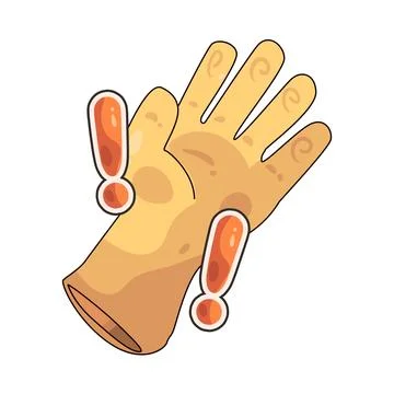 Hand Protection illustration Stock Illustration