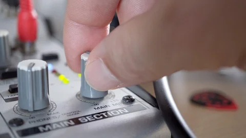 Hand that pump up the volume_02 Stock Footage 97759665