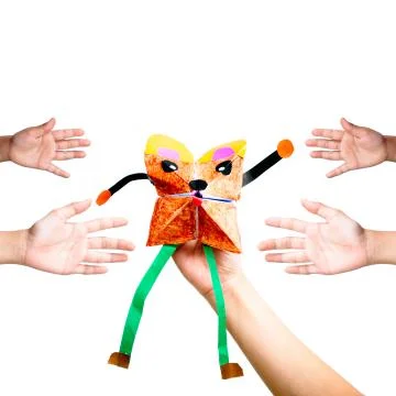 Hand puppet Stock Photos