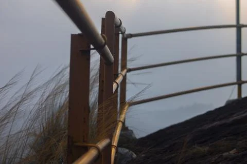 Hand rails image Stock Photos