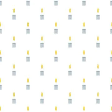 Hand rake pattern seamless Illustrazione stock