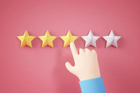Hand rating an experience Stock Illustration